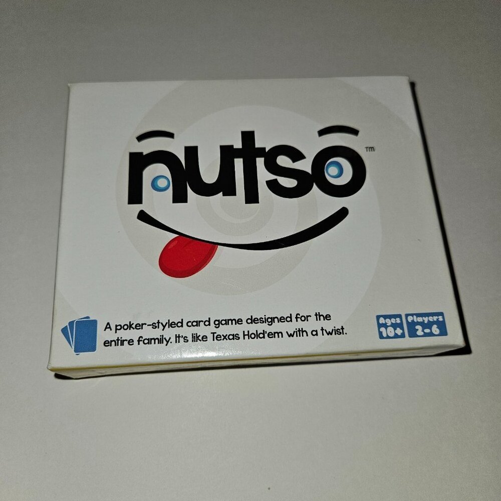Nutso Poker-Style Card Game For Entire Family Play Money Instructions READ
